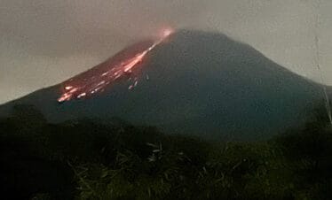 Exploring the Fiery Beauty of Mount Merapi A Lava Flow Night Tour